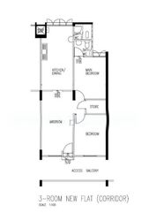 Blk 74 Bedok North Road (Bedok), HDB 3 Rooms #552543811